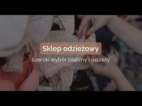 Sklep odzieżowy - bokserki męskie, skarpety, majtki - video