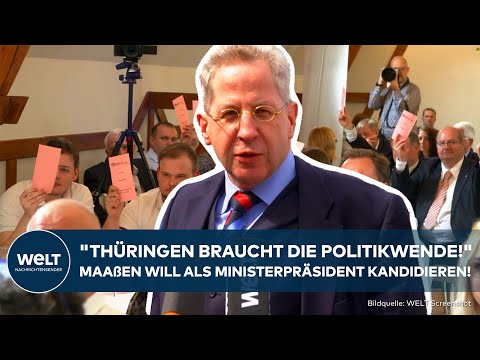 DEUTSCHLAND: "Nicht radikal, nicht extrem!" Maaßen tritt mit Werteunion in Thüringen an!