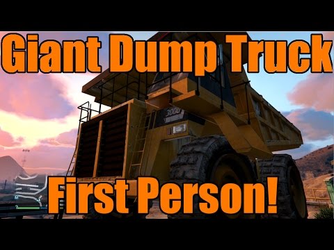 GTA 5 | Xbox One/PS4 | First Person | Giant Dump Truck!