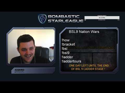 BSL9 Nation Wars - Day 2 - Casted by ZZZero