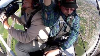 preview picture of video 'MATT FLIES OVER BILDERBERG 2013 in microlight aircraft'