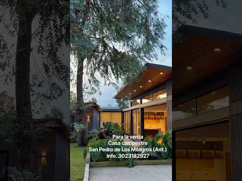 PARA VENTA CASA CAMPESTRE EN SAN PEDRO DE LOS MILAGROS (Ant.) Nueva.