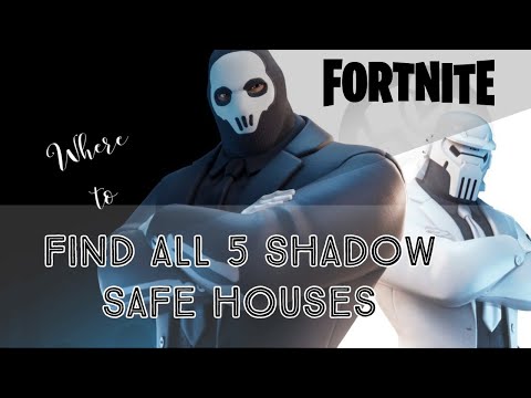 Find all the Shadow Safe Houses! How to visit 5 shadow safe locations in Fortnite. Brutus' Briefing