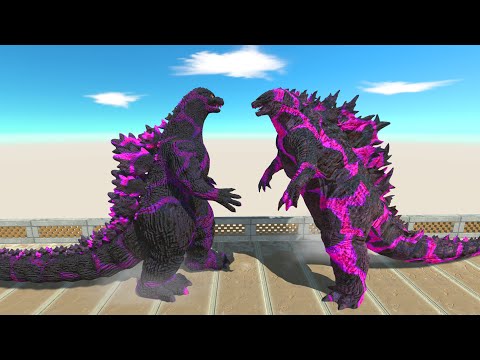Great War Godzilla 2021 Lava Vs Monster HeiSei Godzilla Death run - Animal Revolt Battle Simulator