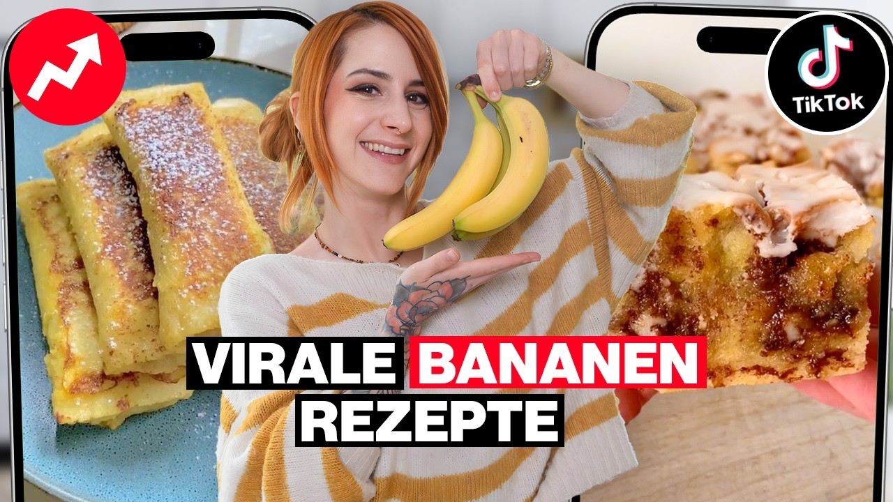 Ich teste virale Bananen Rezepte 2026 von TikTok & Instagram 😍