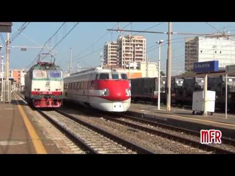 GLI ULTIMI ETR 450 - SPECIALE TRENO CHARTER PER I CROCIERISTI in partenza da Civitavecchia.