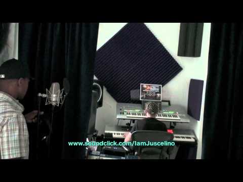 Producer Juscelino making a Beat LIVE for R&B Singer/Songwriter Mic Spence