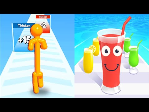 Tall Man Run | Juice Run - All Level Gameplay Android iOS Ep 6