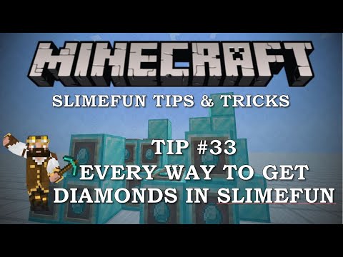 Slimefun Tips & Tricks #33 - Every way to get Diamonds!