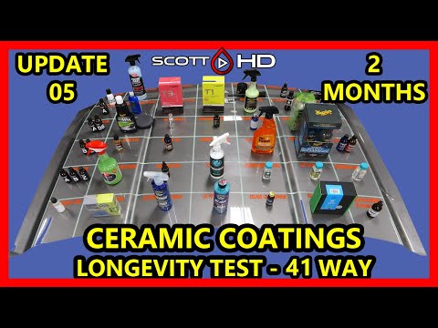 Ceramic Coating Longevity Test - 41 WAY - The ULTIMATE comparison test - UPDATE 05 - 2 MONTHS