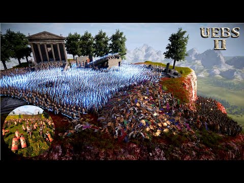 200,000 ROMAN GENERALS RESCUE 6,000 LASER KNIGHTS vs 2,000,000 SPARTANS & HEAVY KNIGHTS 2 | UEBS 2