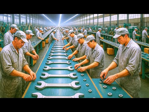 WIE RINGSCHLÜSSEL HERGESTELLT werden | INDUSTRIELLER PROZESS 🏭