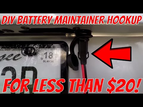 HOW TO - Easy DIY Battery Maintainer Quick Connection for Less Than $20!