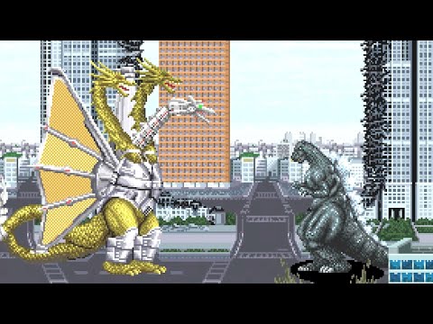 Godzilla (Arcade) Playthrough