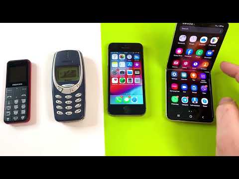 iPhone 5s vs Samsung Z flip 3 vs Nokia 3310 vs Maxcom mm111 Incoming call & Outgoing call