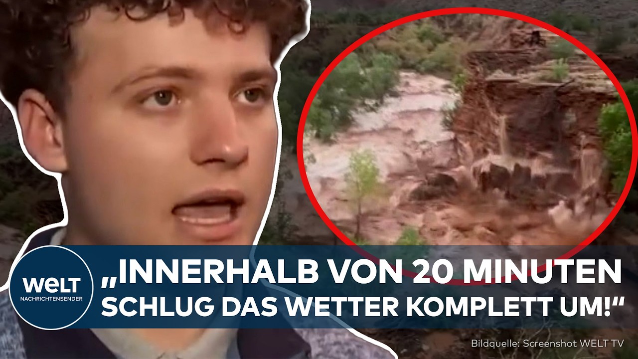 GRAND CANYON: Nach tödlicher Sturzflut 15 Menschen vermisst – Gefahrenlage hält an!