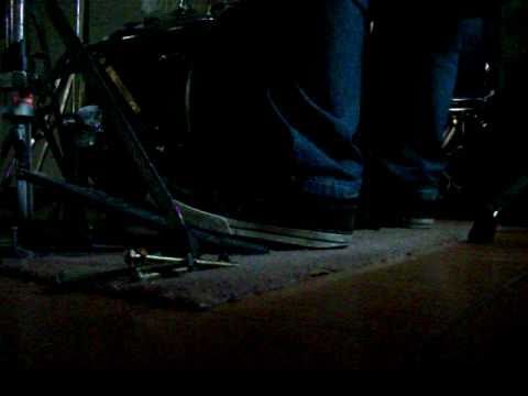 Double bass, ankle motion practice