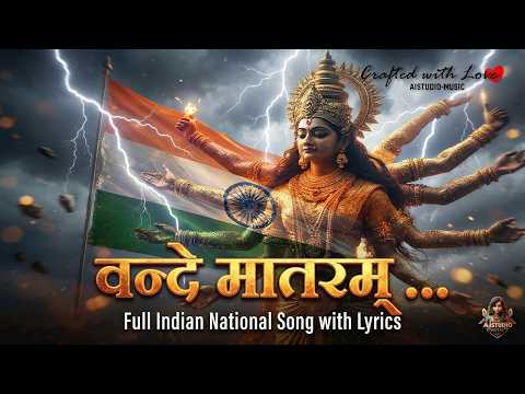 Vande Mataram (Full Version) (समग्र) – Patriotic Sanskrit Song | AIStudio‑Music video thumbnail