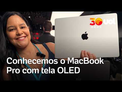 Conhecemos em primeira mão o MacBook Pro da Apple, com tela OLED sensível ao toque