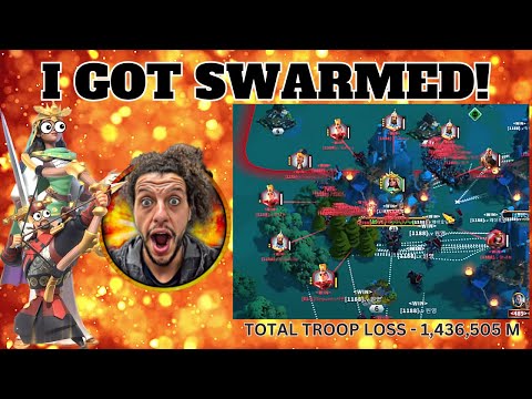 I GOT SWARMED IN RISE OF KINGDOMS BOOM BOOM VS Kingdom 1188