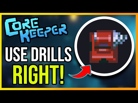 How to Use Drill Machine Core Keeper (HUGE ORE FARM!)