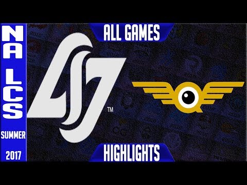 CLG vs FlyQuest Highlights ALL GAMES NA Regionals Worlds Qualifier 2017 Round 2 CLG vs FLY