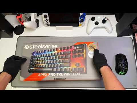 Steelseries Apex Pro TKL Wireless Gen 3 unboxing