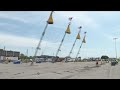 Garden Bros Circus Sets Up