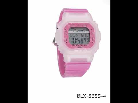 Casio Baby-G G-Lide BLX-565S-4DR Digital Dial Pink Resin Band-1