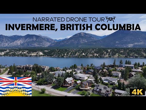 🌄 Invermere, British Columbia 🛩️🇨🇦  4K Drone