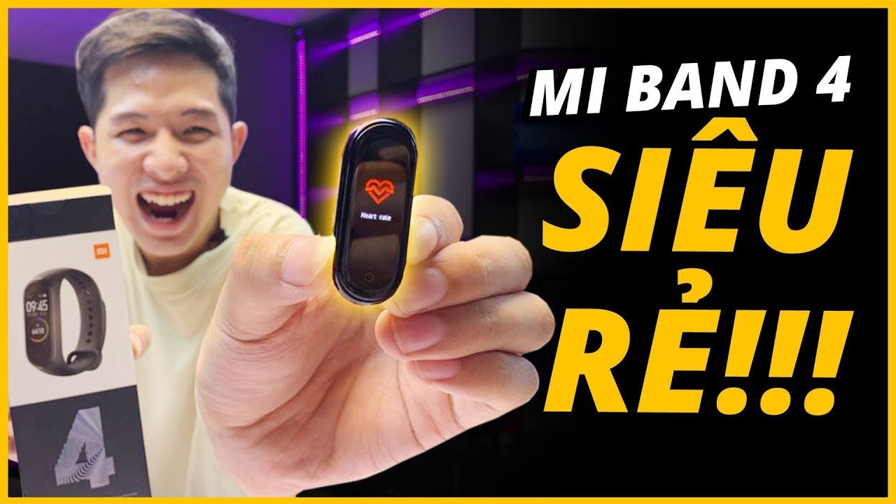 TRÊN TAY MI BAND 4 SIÊU HOT: 800K HÀNG CHÍNH HÃNG!!!