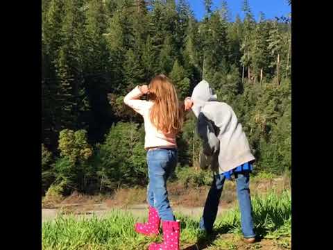 Slow mo throwing rocks