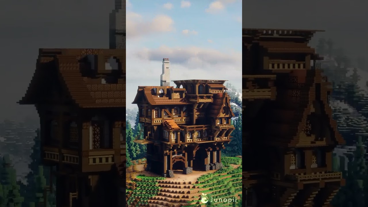 Schematic   World Download linked in Bio   🌲 ‣ Pinecrest Tavern   Built by  junopii     shovel241bu