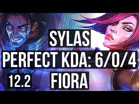 SYLAS vs FIORA (TOP) | 6/0/4, Dominating | KR Diamond | 12.2