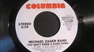 Michael Zager Band -You Don&#39;t Know A Good Thing - different version