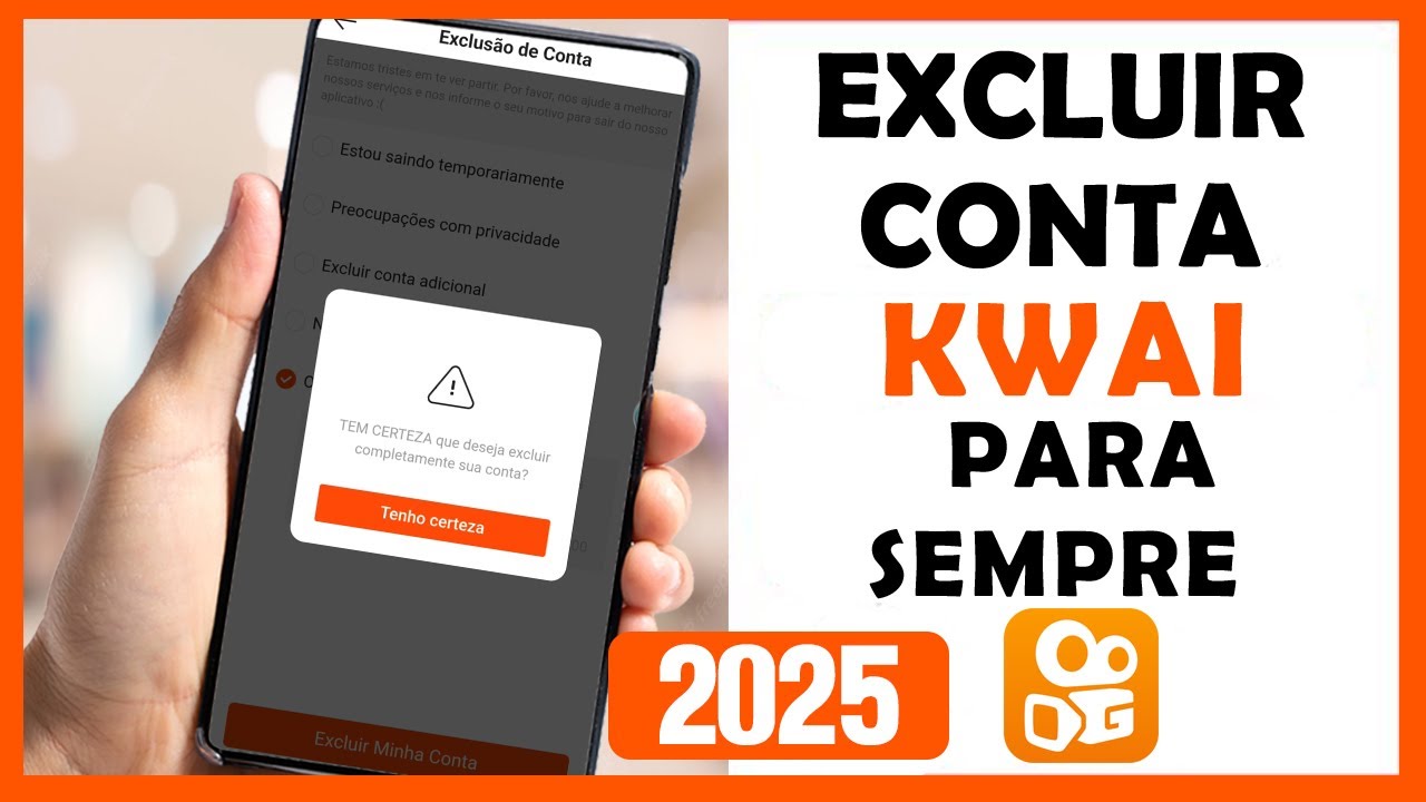COMO EXCLUIR CONTA KWAI - COMO APAGAR DEFINITIVAMENTE CONTA NO KWAI 2024 ✔️