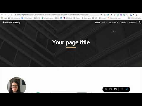 New Google Sites Tutorial for Students