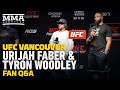 UFC Vancouver Q&A Session: Urijah Faber and Tyron Woodley - MMA Fighting