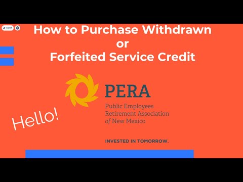 Thumbnail for Purchasing Withdrawn or Forfeited Service Credit