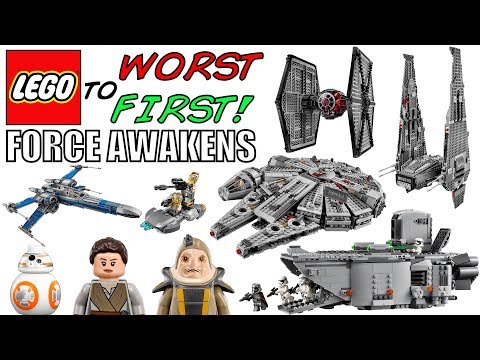 LEGO Worst To First | ALL LEGO Star Wars The Force Awakens Sets!
