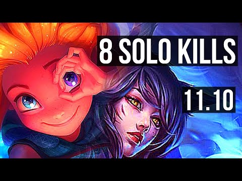 ZOE vs AHRI (MID) | 15/1/4, 8 solo kills, Legendary, 1.5M mastery, 700+ games | BR Master | v11.10
