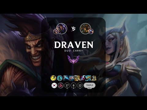 Draven ADC vs Cassiopeia - KR Master Patch 12.22