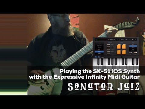 Using the Expressiv Infinity Midi Guitar to Play the iOS SK-51 by Fingerlab