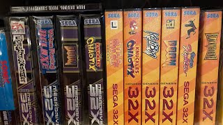 Updated Sega 32x collection, love the 32x very misunderstood system #sega #sega32x