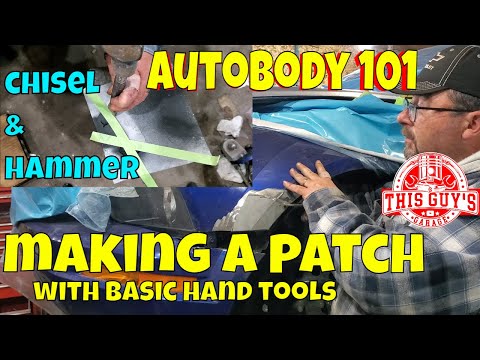 autobody 101 making a patch panel with basic hand tools