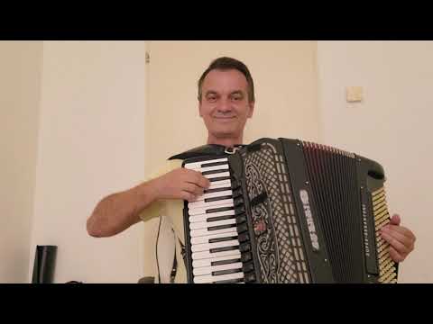 Eso Balic -svijet ucenja sviranja harmonike. "Dzumbus kolo" N.Negovanovic-usporeno-tutorial