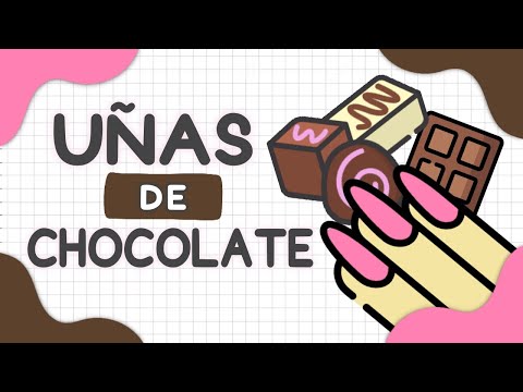 ¡TE ENCANTARÁN! · UÑAS CHOCOLATE 🍫 MANICURA EN UÑAS CORTAS