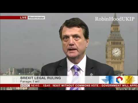 UKIP MEP Gerard Batten destroys the High Court Rule on Brexit.