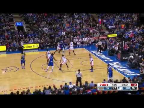 DeMar DeRozan Clutch 4 Point Play   Knicks vs Raptors   November 12, 2016   2016 17 NBA Season