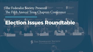 Click to play: Panel Three: Election Issues Roundtable